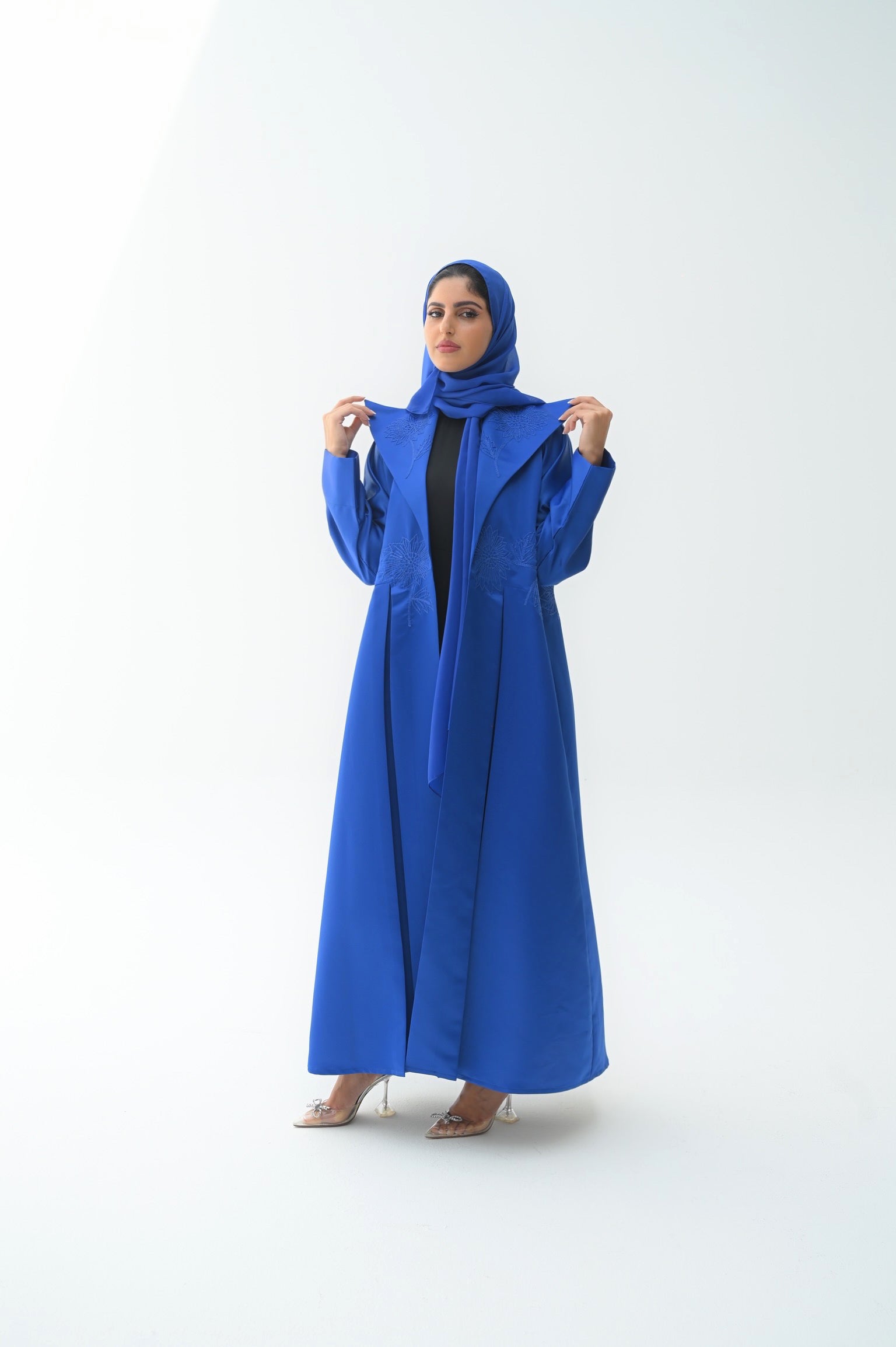 Royal blue sale abaya