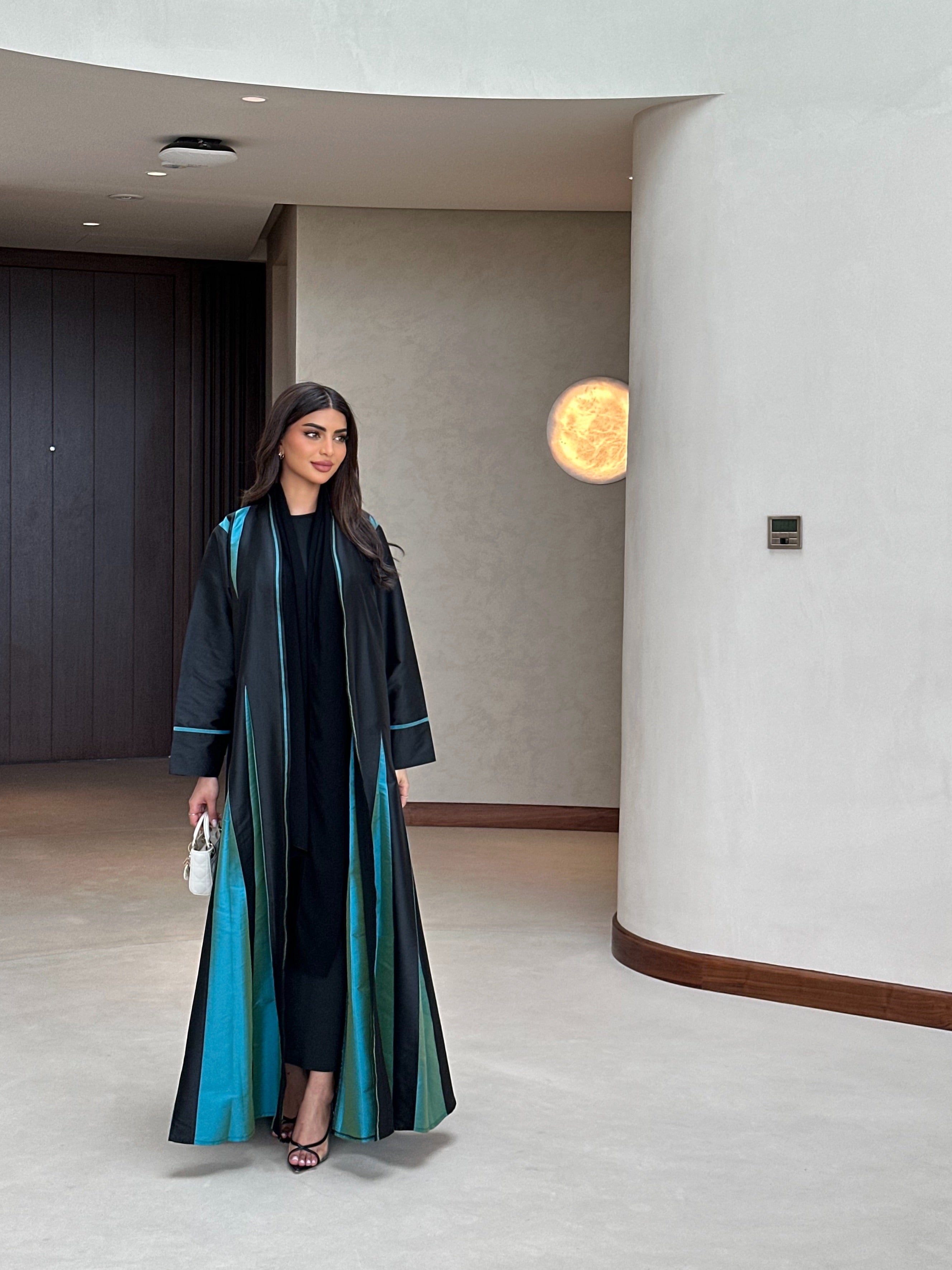 EMERALD WAVES ABAYA #602