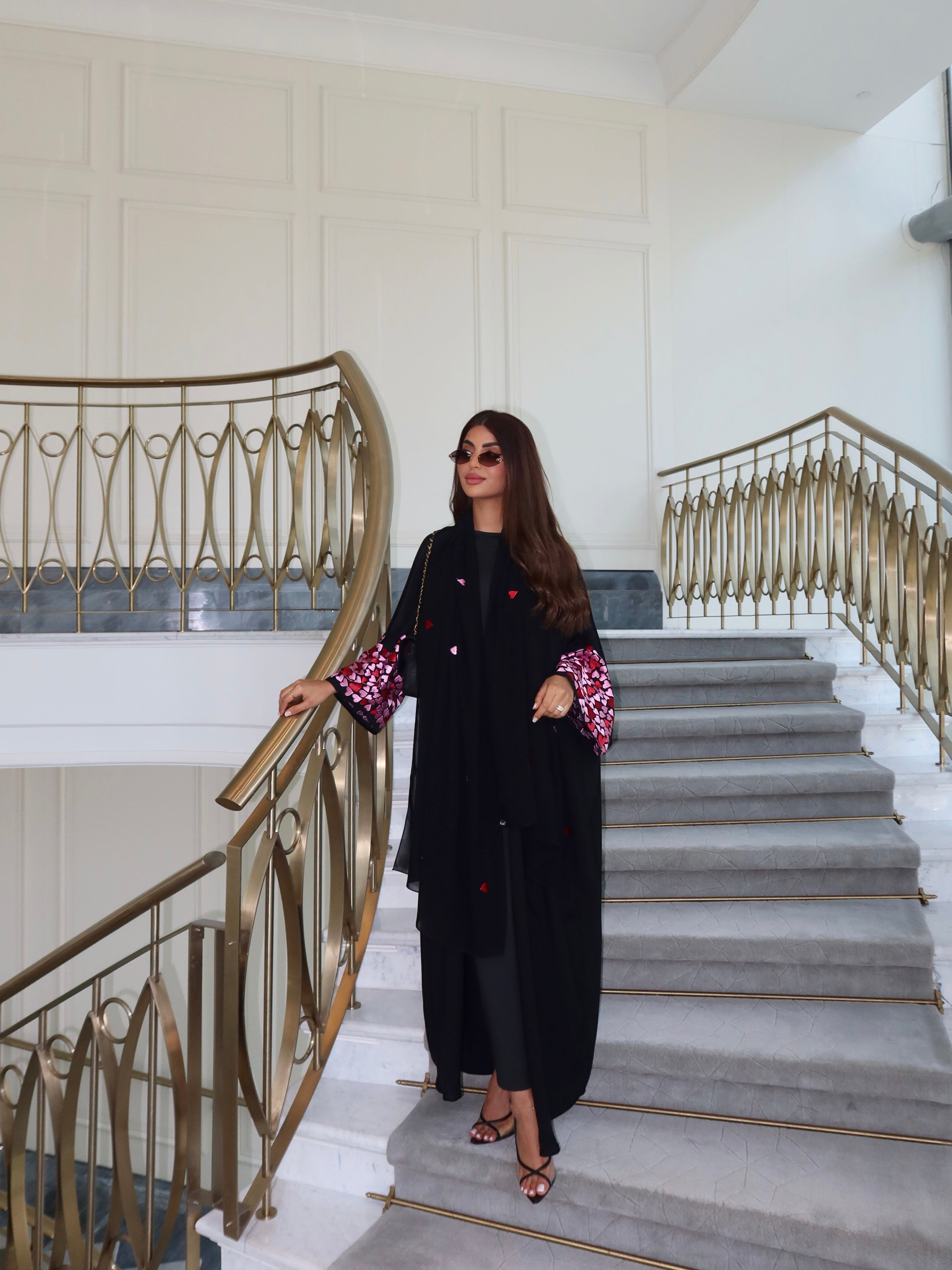 FABULOUS HEARTS ABAYA #493