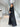 FANCY BLACK ABAYA #563