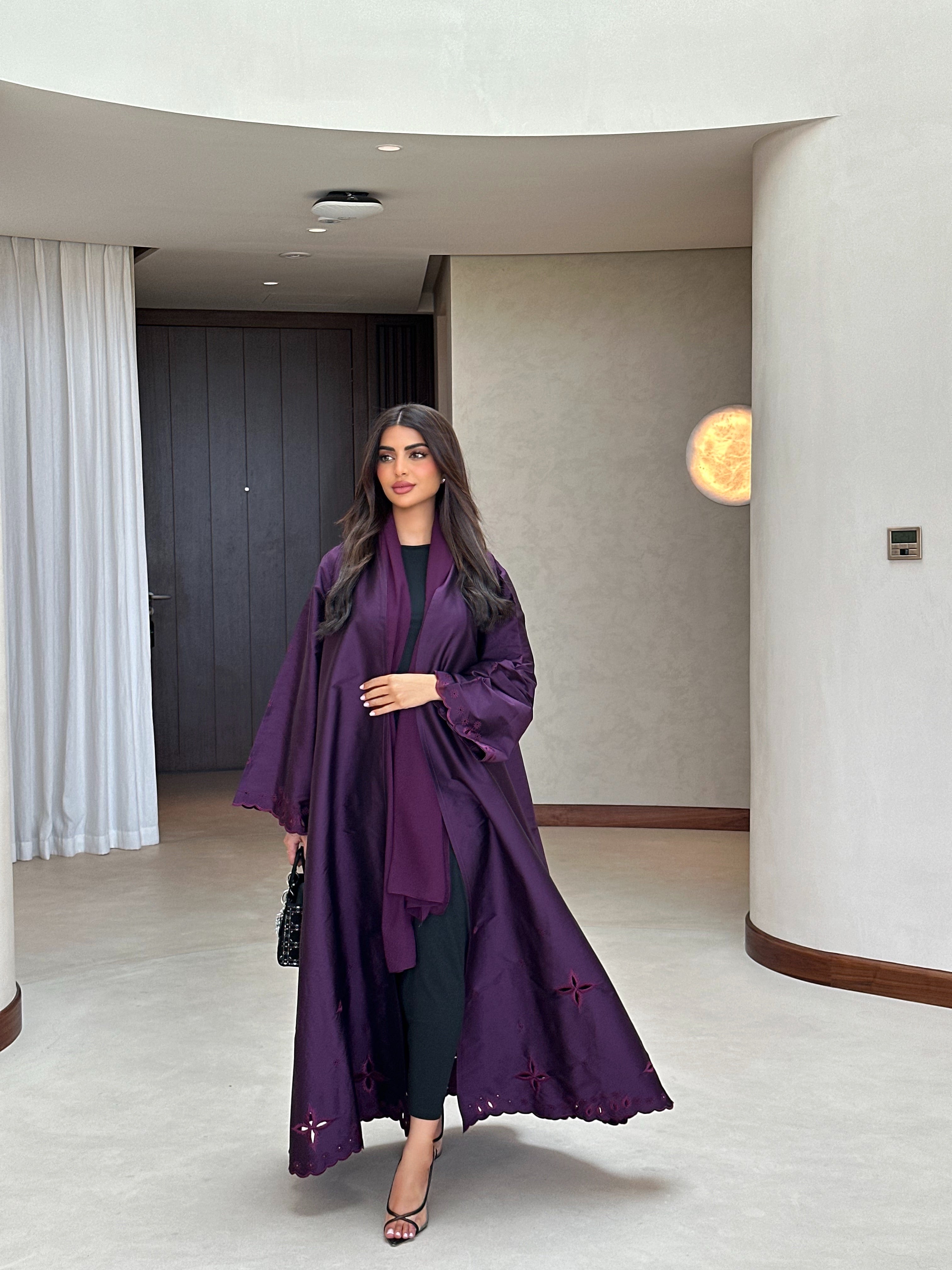 ROYAL AMETHYST ABAYA #590