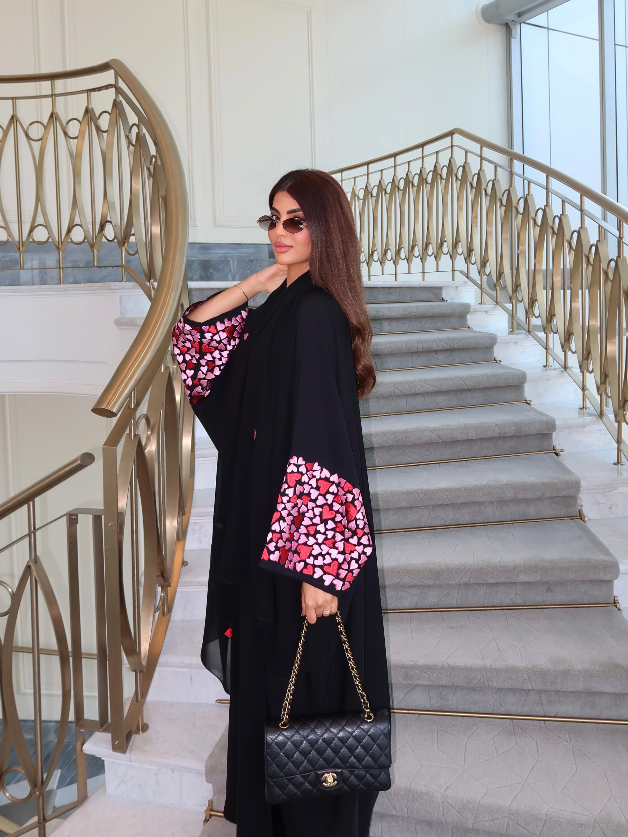 FABULOUS HEARTS ABAYA #493