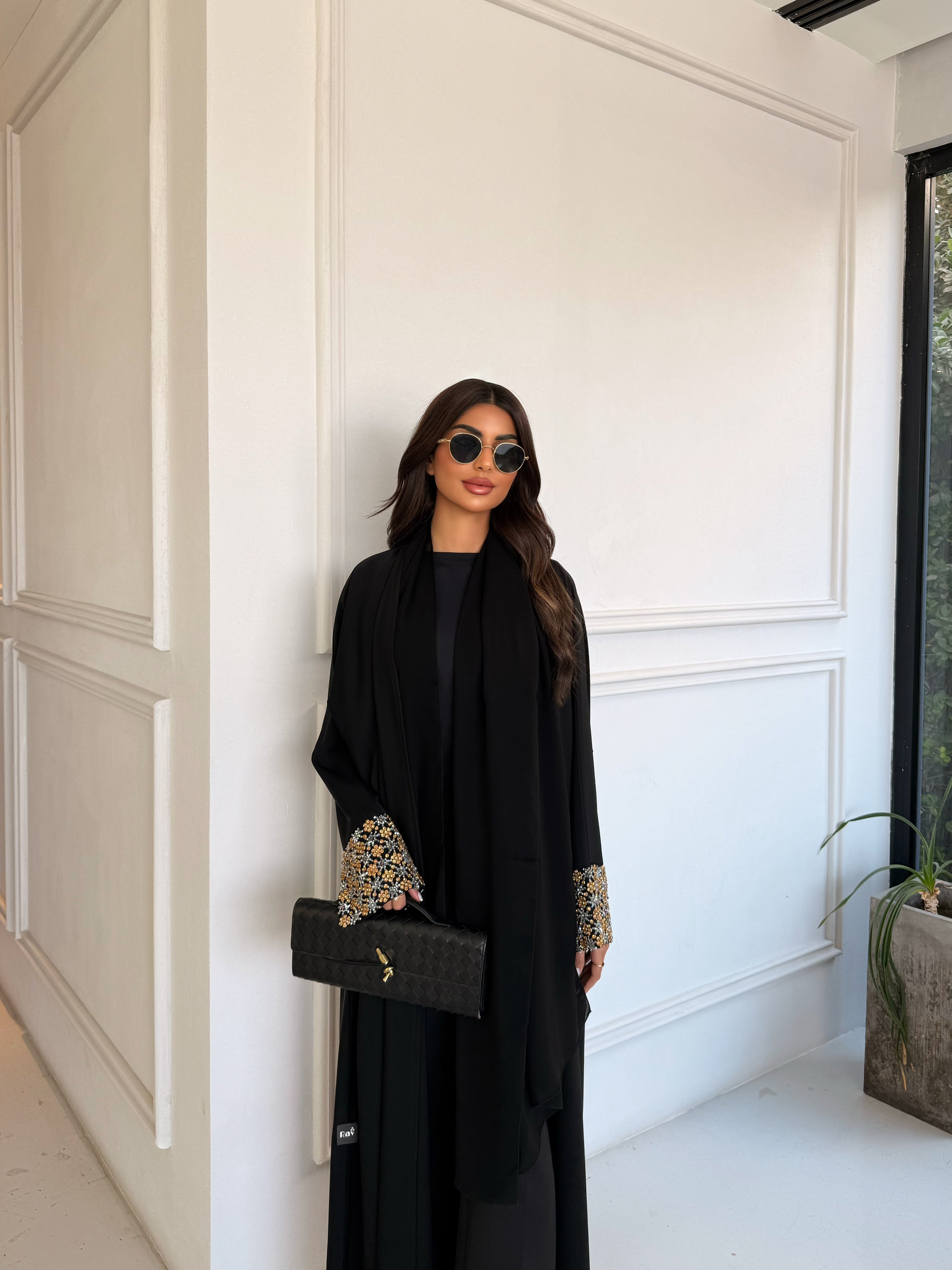 STARDUST BLACK ABAYA #610