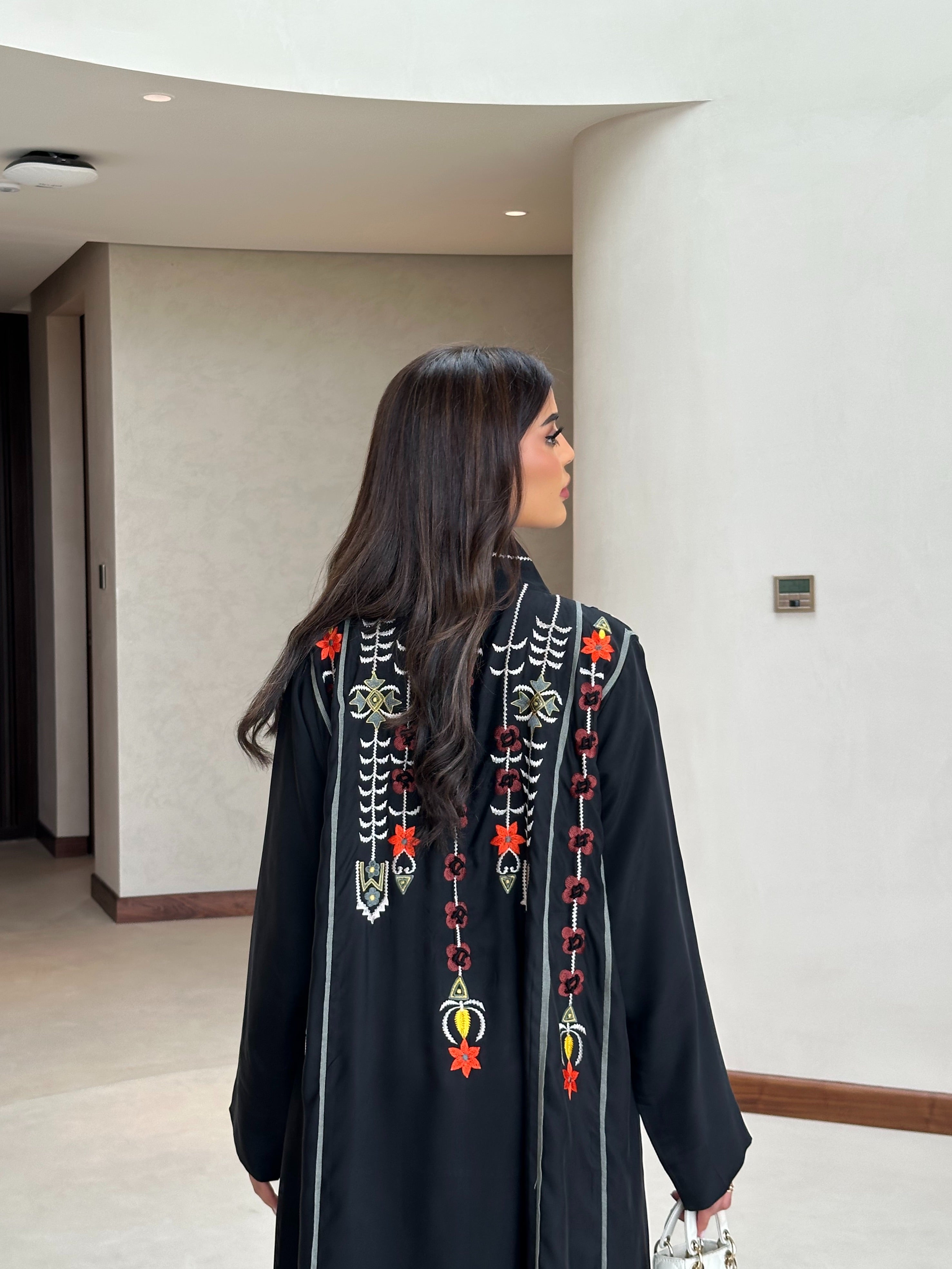 EMBROIDERED LEGACY ABAYA #598