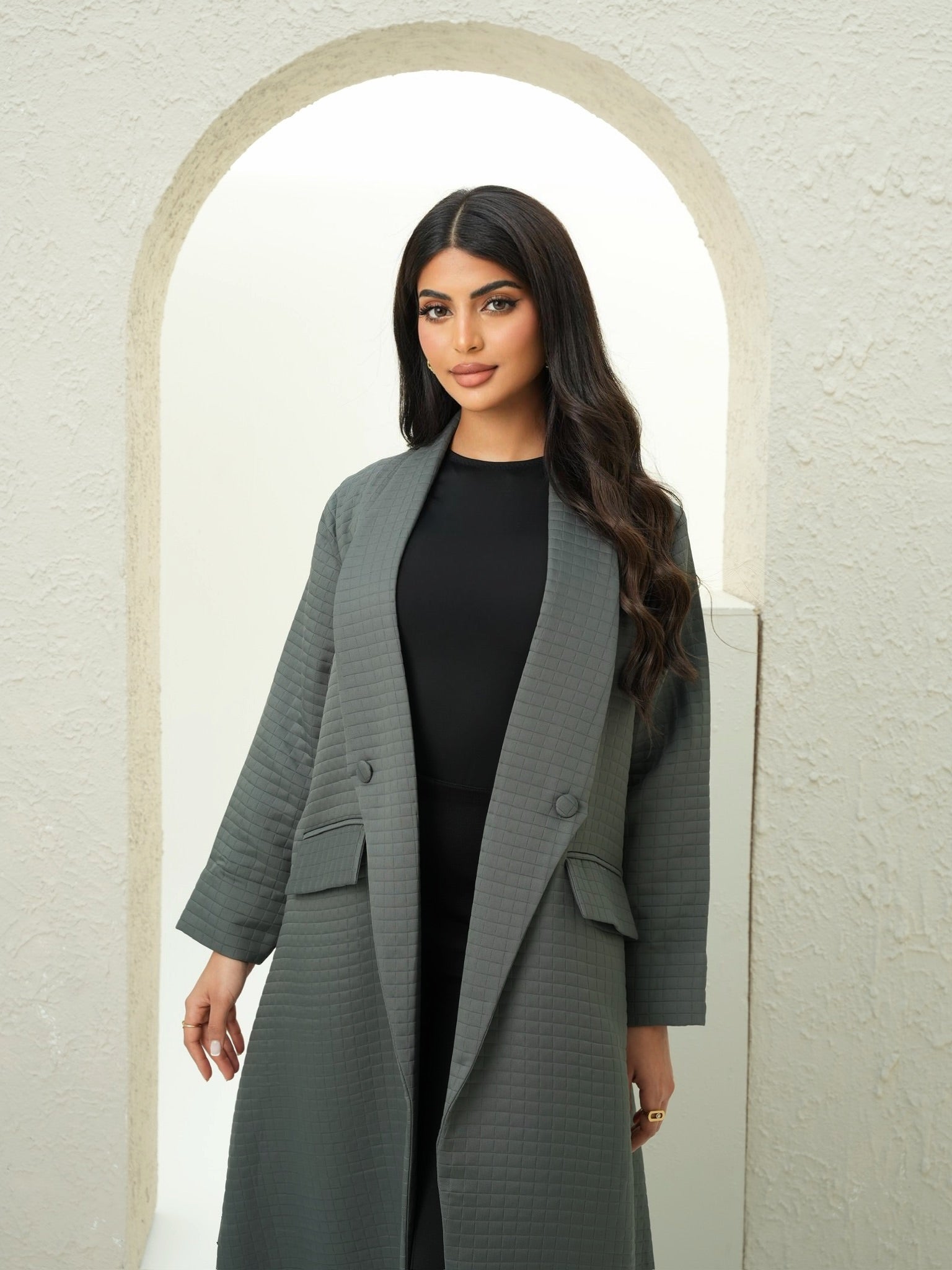 CASUAL OLIVE ABAYA #516