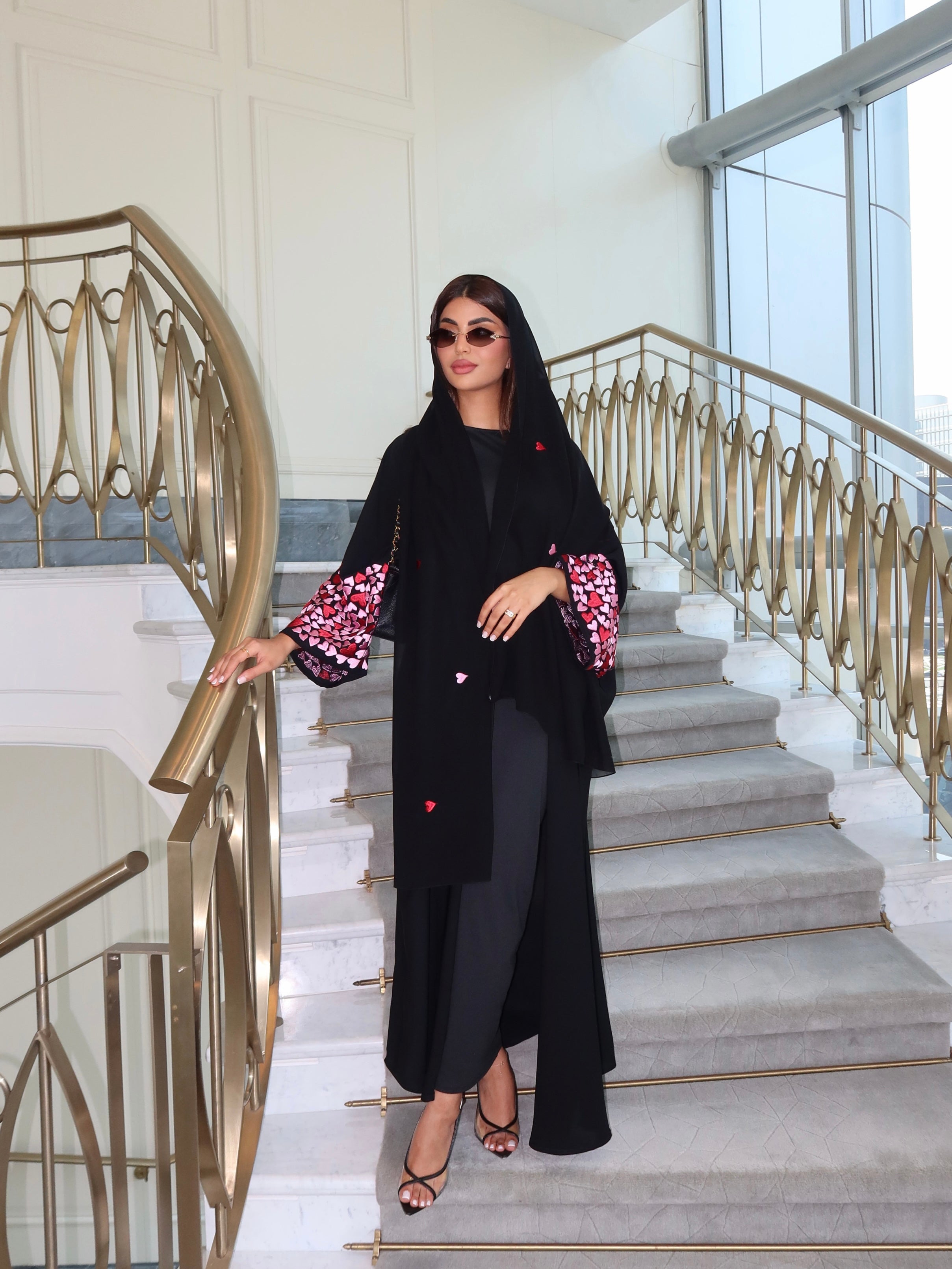 FABULOUS HEARTS ABAYA #493