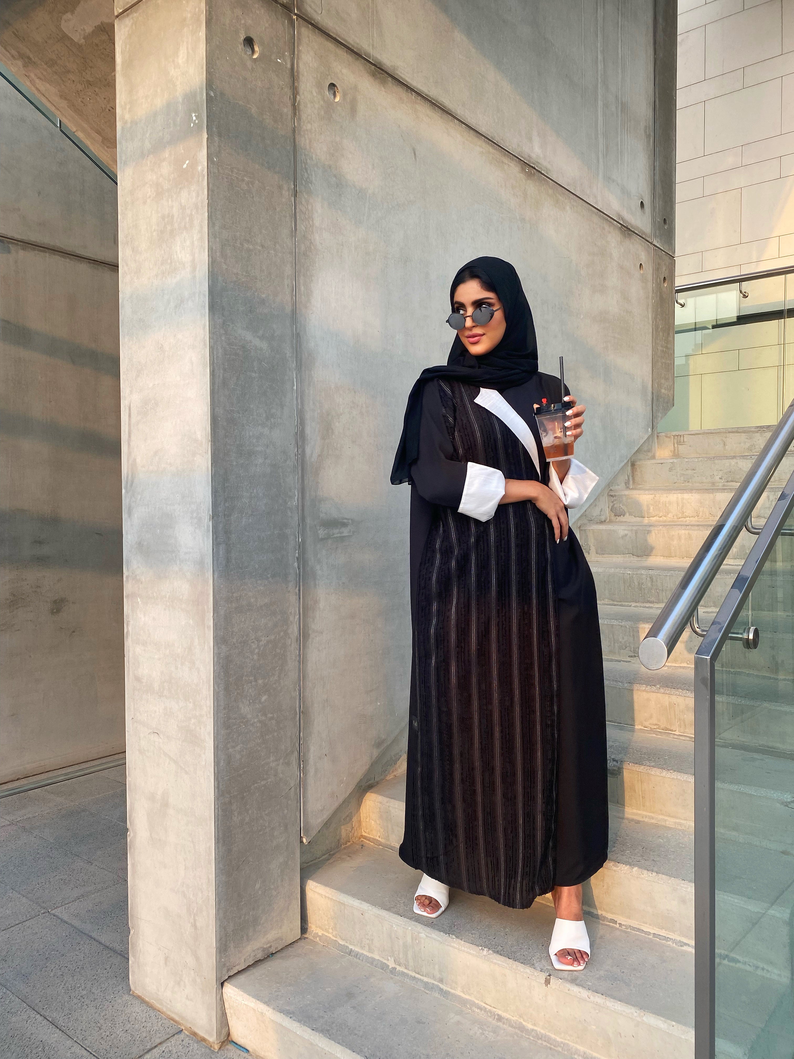 DAILY BLACK WIDE ABAYA #36