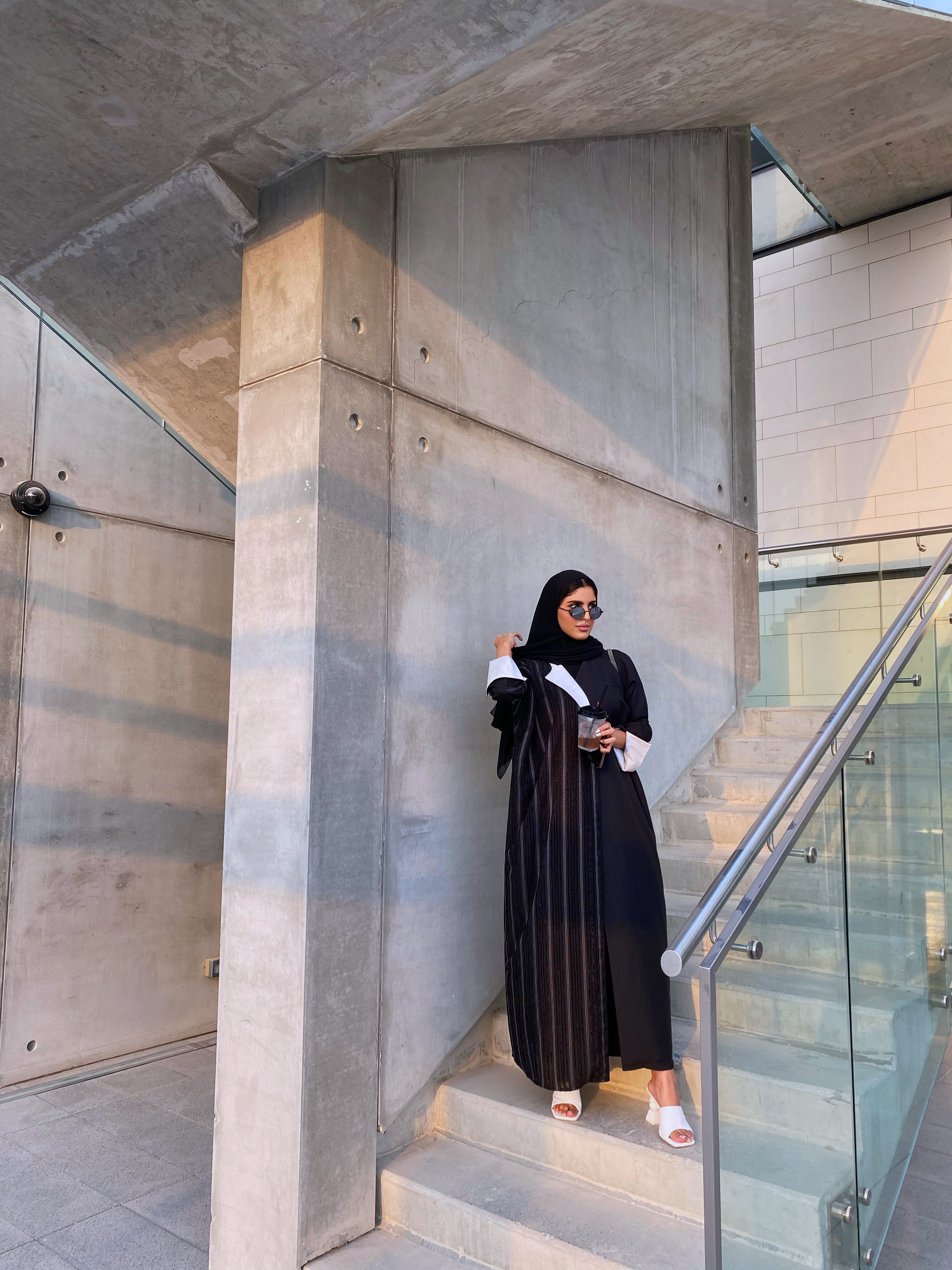 DAILY BLACK WIDE ABAYA #36