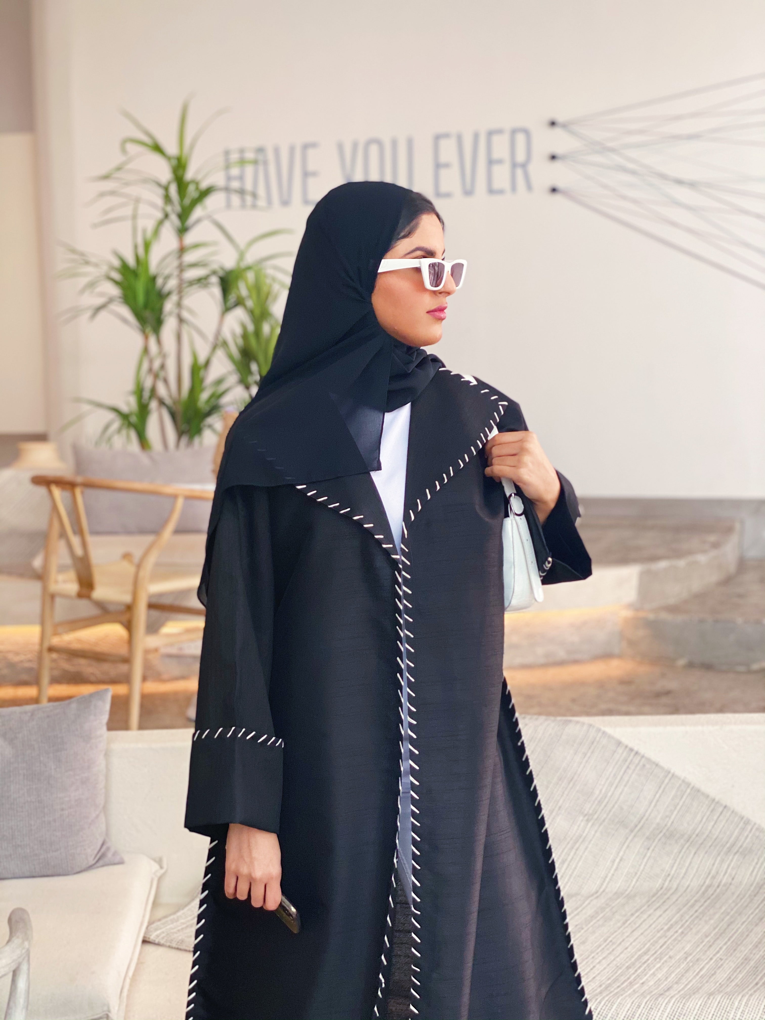 BLACK FORMAL ABAYA  #05