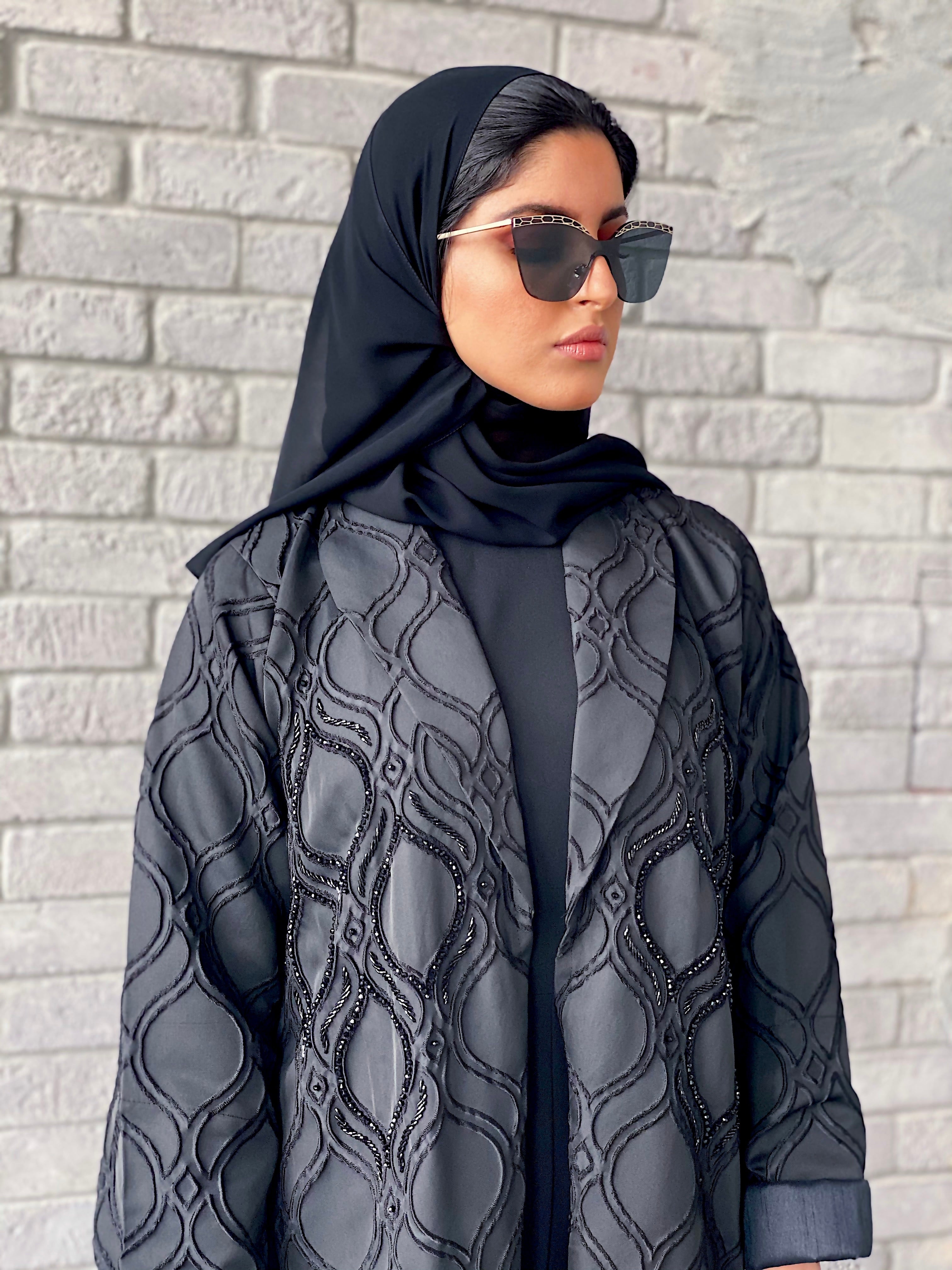 BLACK FORMAL ABAYA #07