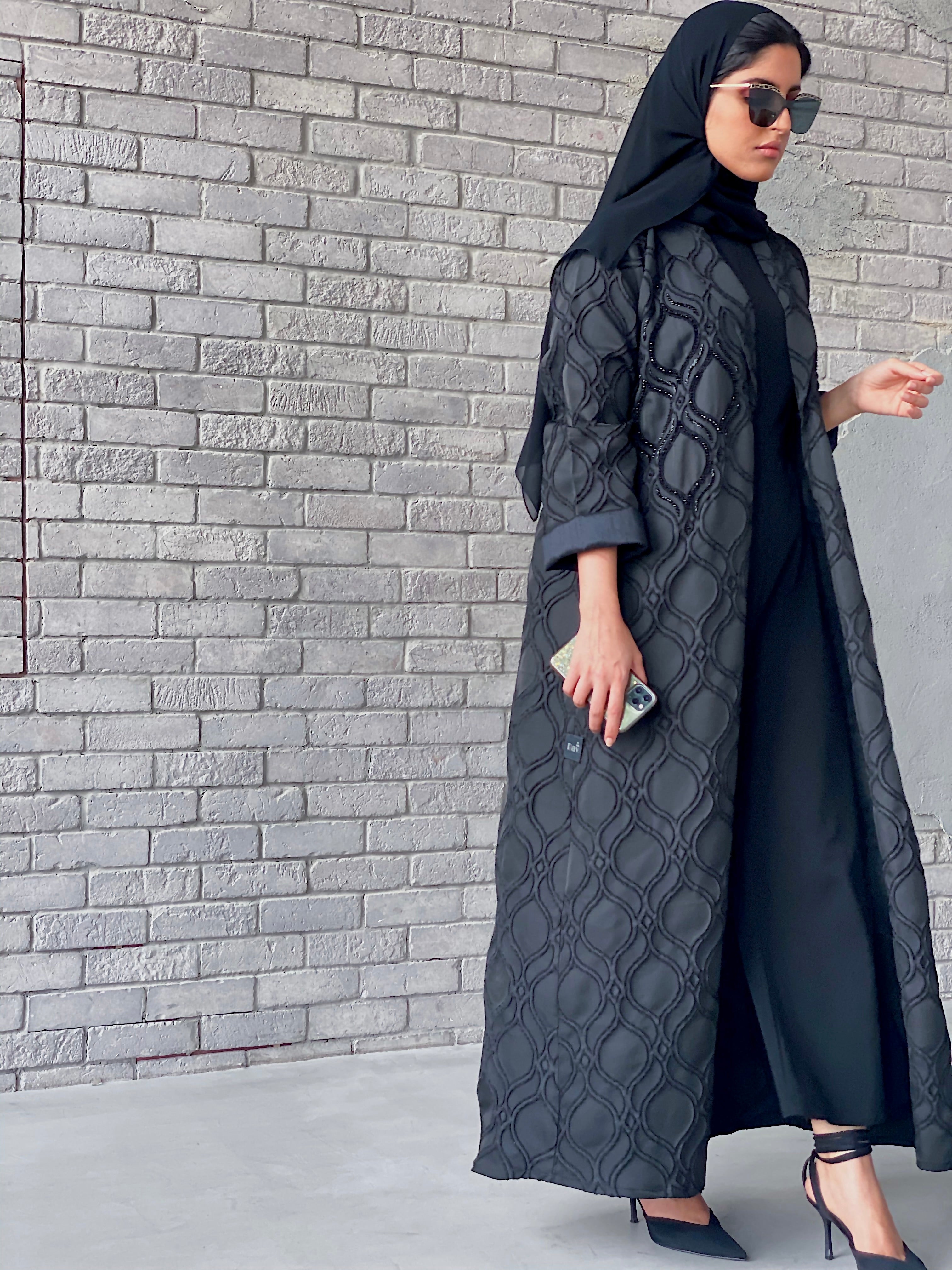 BLACK FORMAL ABAYA #07