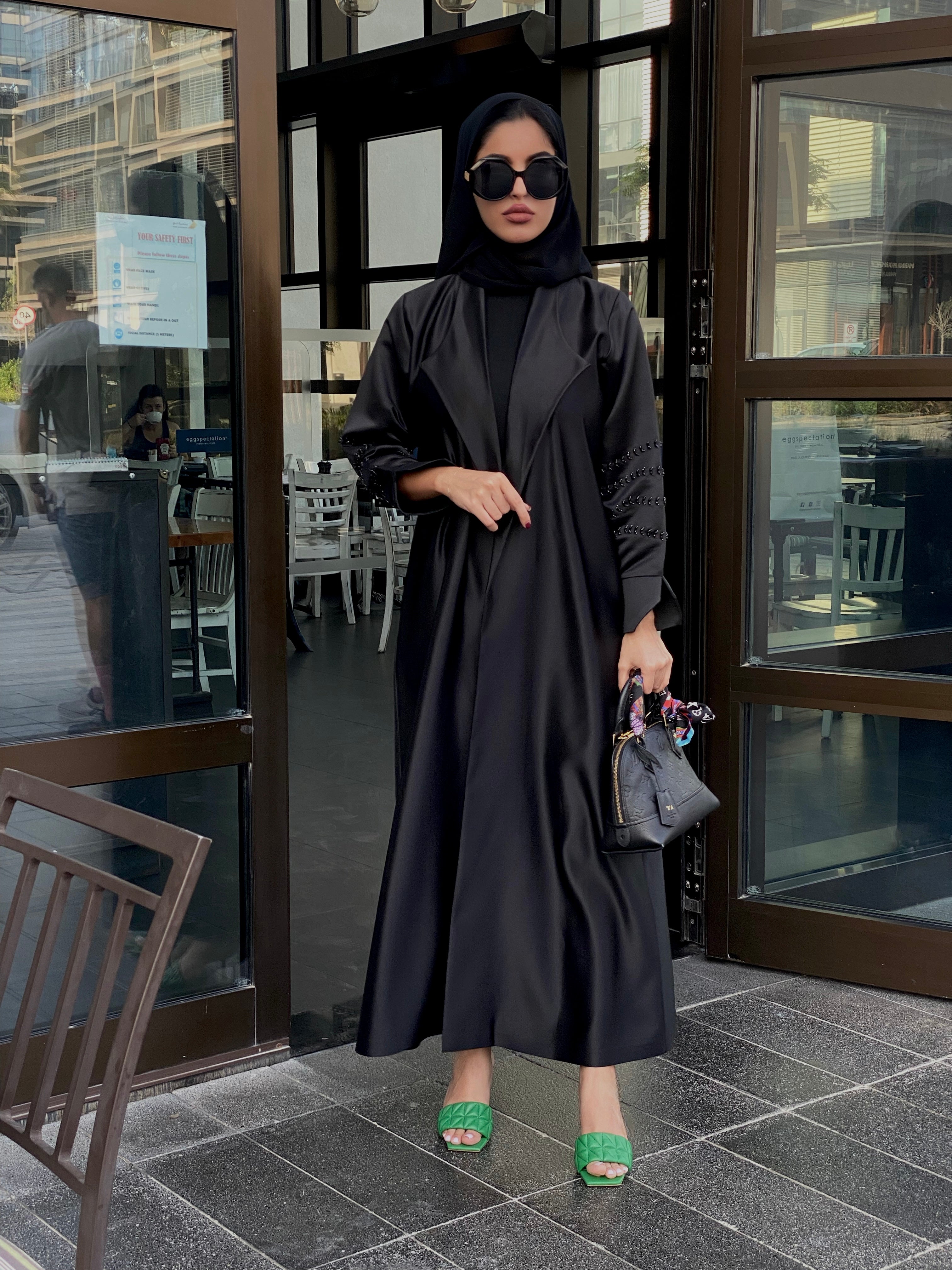 All black sale abaya