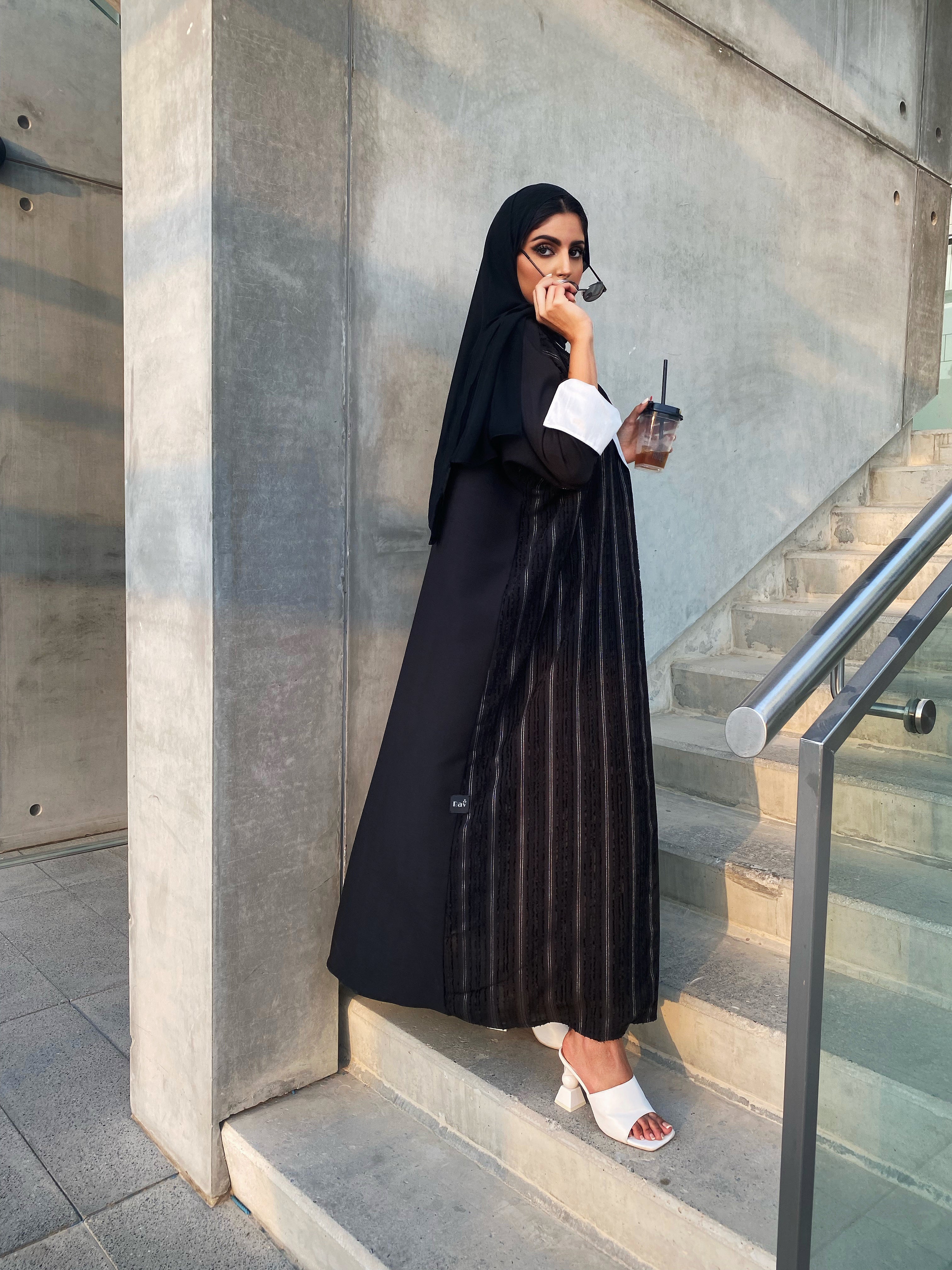 DAILY BLACK WIDE ABAYA #36